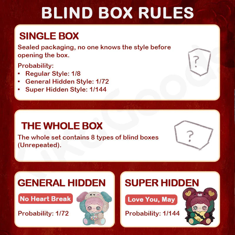 Maymei May I Love You Series Plush Blind Box